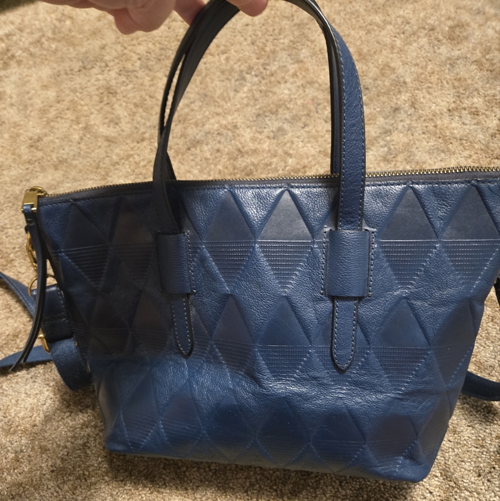FOSSIL Skylar Satchel Twilight Blue
